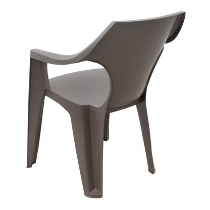 Πολυθρόνα πολυπροπυλενίου Dante χρώμα cappuccino 57x55x79εκ. - Hippiehome.gr
