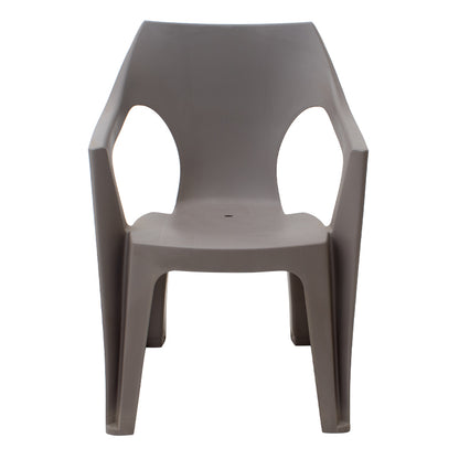 Πολυθρόνα πολυπροπυλενίου Dante χρώμα cappuccino 57x55x79εκ. - Hippiehome.gr