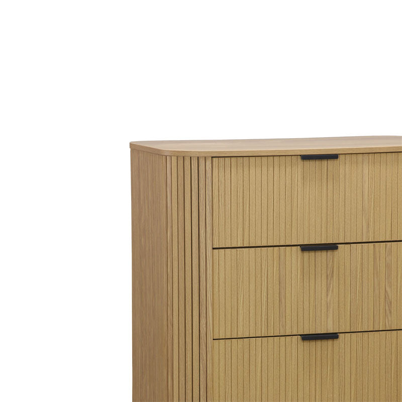 Συρταριέρα Scandi pakoworld με 4 συρτάρια φυσικό 79x46x115εκ - Hippiehome.gr