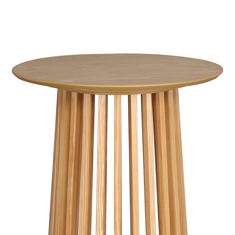 Τραπέζι μπαρ Domonic pakoworld mdf φυσικό Φ60x105εκ - Hippiehome.gr