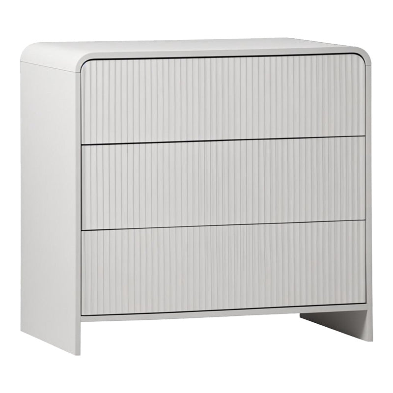 Συρταριέρα Zeplen pakoworld MDF σε λευκή απόχρωση 80x40x75εκ - Hippiehome.gr