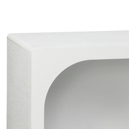 Μπουφές Emersi pakoworld με ράφια mdf σε λευκή απόχρωση 164x34x76εκ - Hippiehome.gr