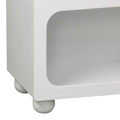 Μπουφές Emersi pakoworld με ράφια mdf σε λευκή απόχρωση 164x34x76εκ - Hippiehome.gr