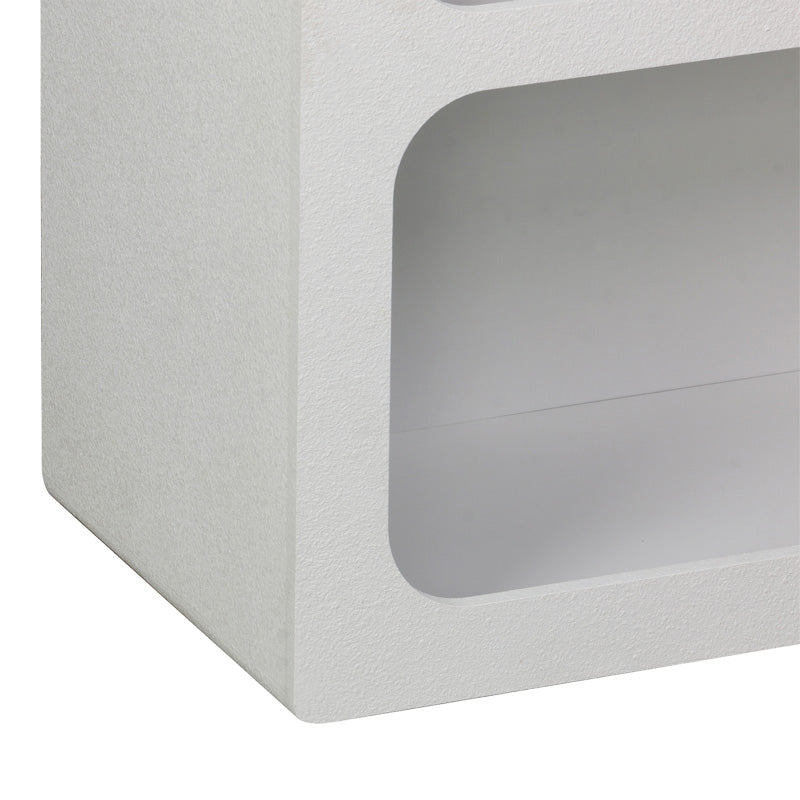 Βιβλιοθήκη-ραφιέρα Emersi pakoworld mdf σε λευκή απόχρωση 70x35x100εκ - Hippiehome.gr