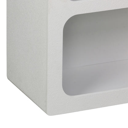 Βιβλιοθήκη-ραφιέρα Emersi pakoworld mdf σε λευκή απόχρωση 70x35x100εκ - Hippiehome.gr