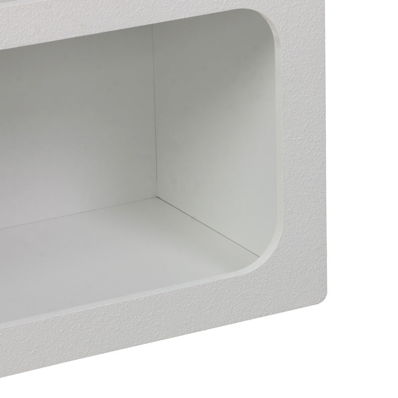 Βιβλιοθήκη-ραφιέρα Emersi pakoworld mdf σε λευκή απόχρωση 70x35x100εκ - Hippiehome.gr