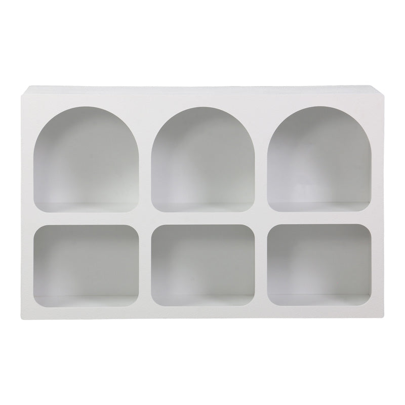 Μπουφές Emersi pakoworld με ράφια mdf σε λευκή απόχρωση 120x35x76εκ - Hippiehome.gr