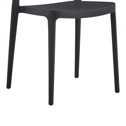 Καρέκλα Amvroan στοιβαζόμενη pakoworld με UV protection ανθρακί pp 51x49x79.5εκ - Hippiehome.gr