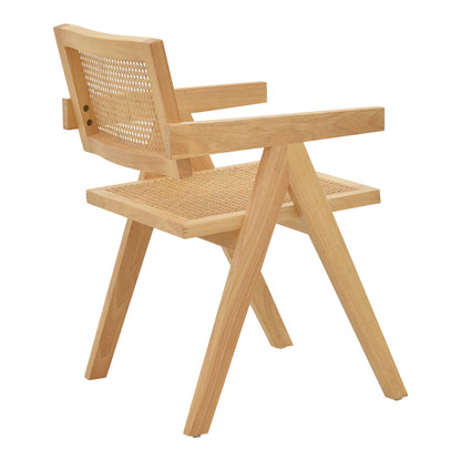 Πολυθρόνα Winslow pakoworld φυσικό rubberwood 52x59x79εκ - Hippiehome.gr