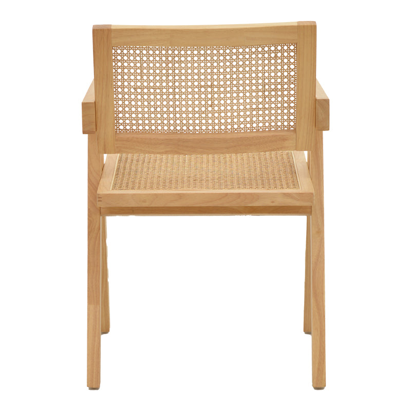 Πολυθρόνα Winslow pakoworld φυσικό rubberwood 52x59x79εκ - Hippiehome.gr