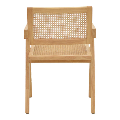 Πολυθρόνα Winslow pakoworld φυσικό rubberwood 52x59x79εκ - Hippiehome.gr