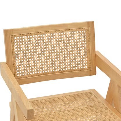 Πολυθρόνα Winslow pakoworld φυσικό rubberwood 52x59x79εκ - Hippiehome.gr