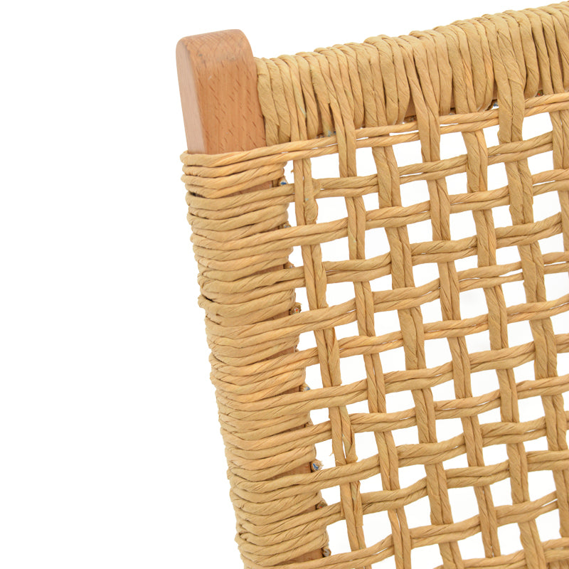Καρέκλα πτυσσομενη Xianju pakoworld ξύλο οξιάς και σχοινί σε φυσική απόχρωση 47x58x85εκ - Hippiehome.gr