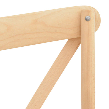 Καρέκλα Dylon pakoworld στοιβαζόμενη ξύλο οξιάς-rattan άβαφη 48x52x89εκ - Hippiehome.gr