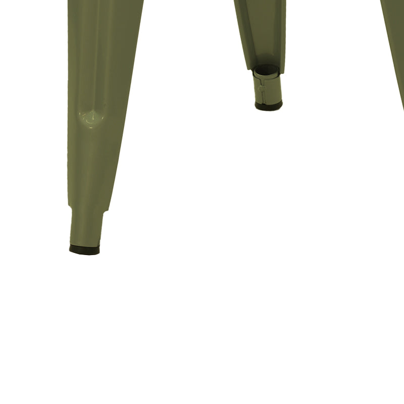 Σκαμπό Utopia pakoworld μέταλλο σε λαδί απόχρωση 30x30x45εκ - Hippiehome.gr