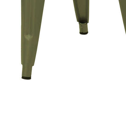 Σκαμπό Utopia pakoworld μέταλλο σε λαδί απόχρωση 30x30x45εκ - Hippiehome.gr