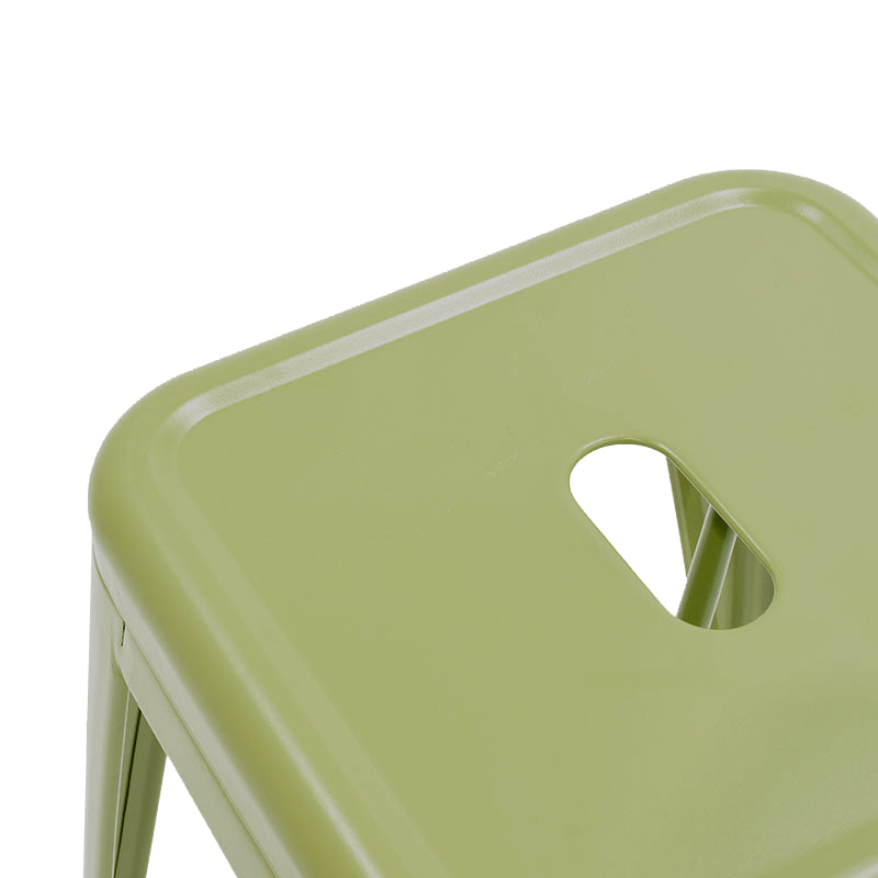 Σκαμπό μπαρ Utopia pakoworld μέταλλο σε λαδί απόχρωση 42x42x76εκ - Hippiehome.gr