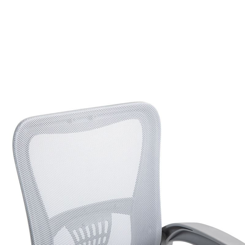 Καρέκλα γραφείου εργασίας Annalise pakoworld mesh γκρι 57x53x100εκ - Hippiehome.gr