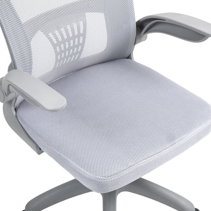 Καρέκλα γραφείου εργασίας Annalise pakoworld mesh γκρι 57x53x100εκ - Hippiehome.gr