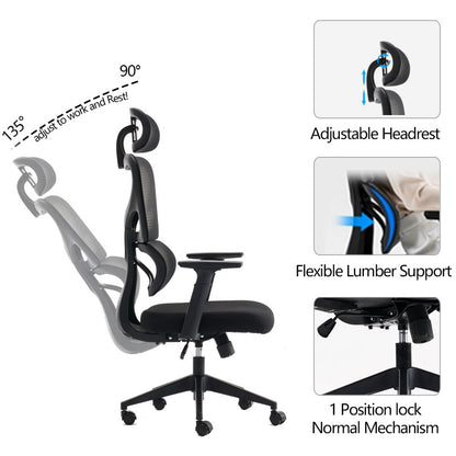 Καρέκλα γραφείου διευθυντή Cadrey pakoworld mesh μαύρο 67x64x120-128εκ - Hippiehome.gr