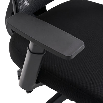 Καρέκλα γραφείου διευθυντή Cadrey pakoworld mesh μαύρο 67x64x120-128εκ - Hippiehome.gr