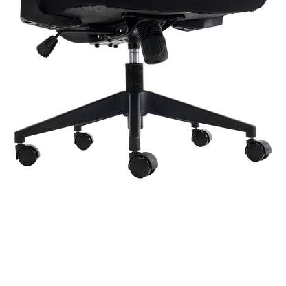 Καρέκλα γραφείου διευθυντή Cadrey pakoworld mesh μαύρο 67x64x120-128εκ - Hippiehome.gr