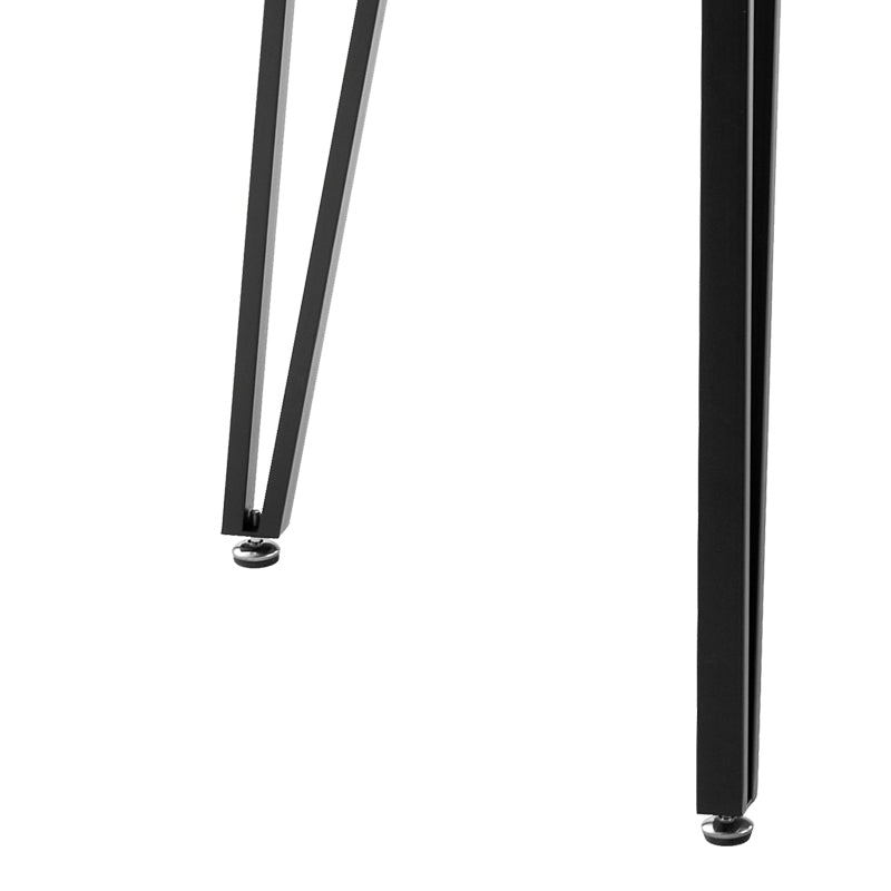 Τραπέζι Izzac pakoworld επιφάνεια MDF sonoma-πόδι μαύρο μέταλλο 140x80x76εκ - Hippiehome.gr