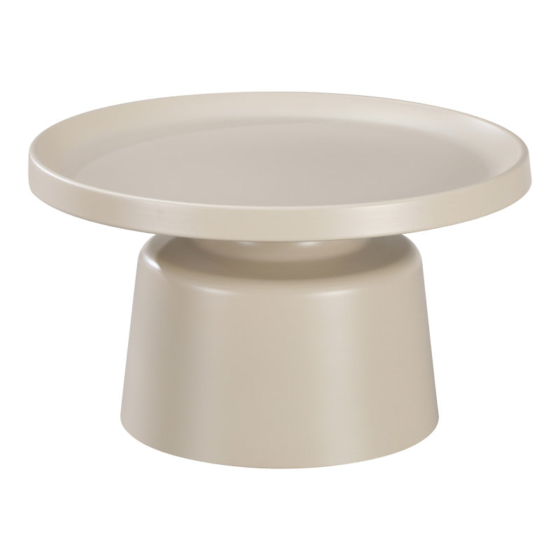 Τραπέζια σαλονιού Ginoze pakoworld σετ 2τεμ μέταλλο σε απόχρωση cappuccino - Hippiehome.gr