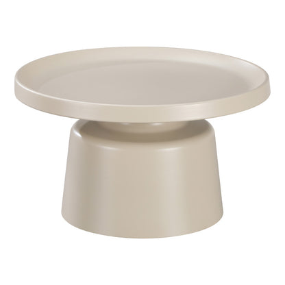 Τραπέζια σαλονιού Ginoze pakoworld σετ 2τεμ μέταλλο σε απόχρωση cappuccino - Hippiehome.gr