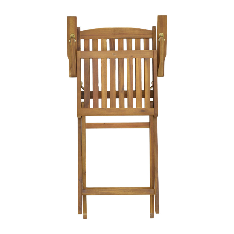 Τραπεζαρία Recofly-Falov pakoworld σετ 7τεμ φυσικό μασίφ ξύλο ακακίας 130x80x72εκ - Hippiehome.gr