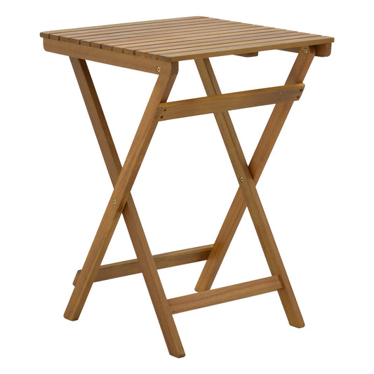 Τραπεζαρία Recofly-Lazio pakoworld σετ 5τεμ πτυσσόμενο φυσικό μασίφ ξύλο ακακίας 50x50x70εκ - Hippiehome.gr