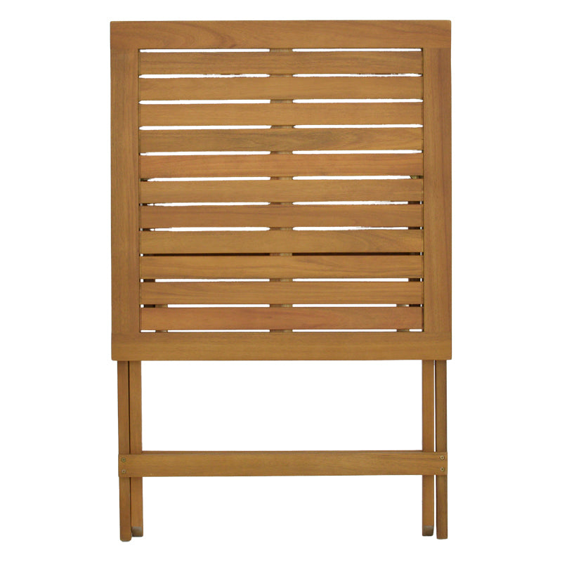 Τραπεζαρία Bistrual-Perdu pakoworld σετ 3τεμ πτυσσόμενο φυσικό μασίφ ξύλο ακακίας 60x60x72εκ - Hippiehome.gr