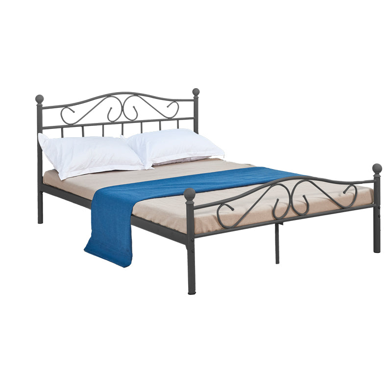 Κρεβάτι Yorick pakoworld μαύρο μεταλλικό 140x190εκ - Hippiehome.gr