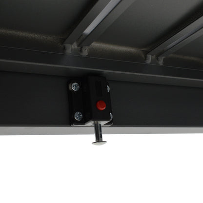 Τραπέζι επεκτεινόμενο Lafla pakoworld αλουμινίου ανθρακί 160-240x90x75εκ - Hippiehome.gr