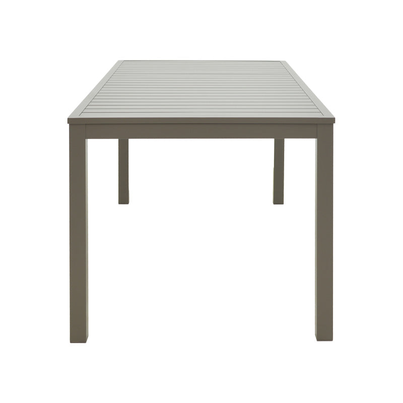 Τραπέζι Kliton pakoworld αλουμίνιο σε σαμπανιζέ απόχρωση 150x80x74εκ - Hippiehome.gr