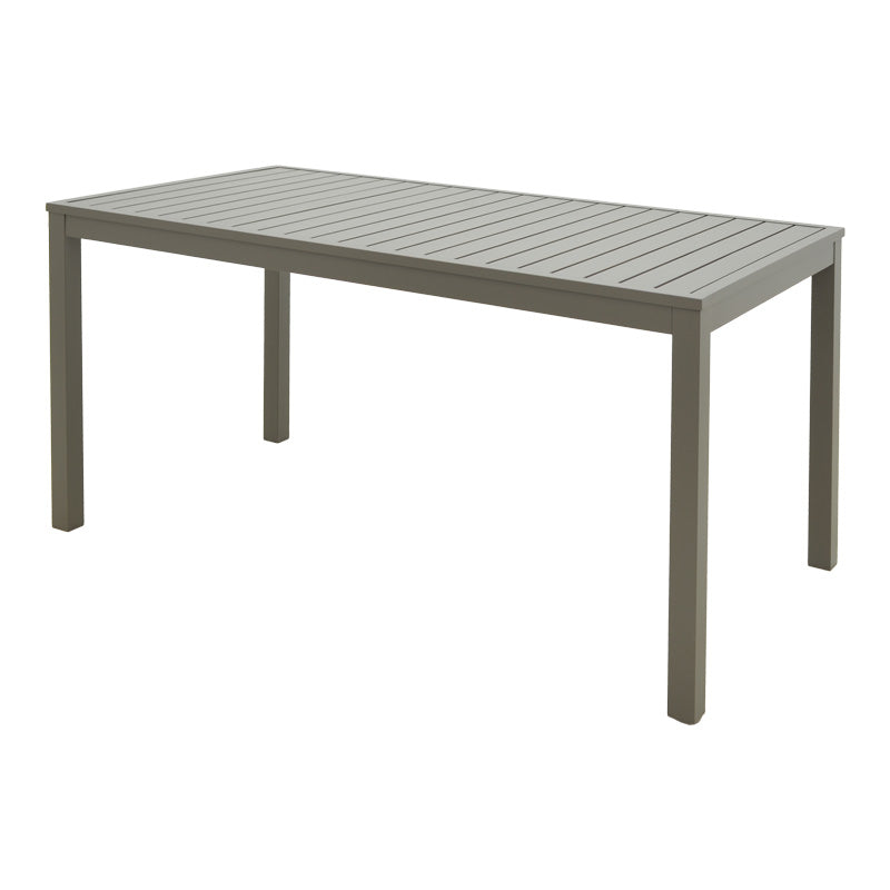 Τραπέζι Kliton pakoworld αλουμίνιο σε σαμπανιζέ απόχρωση 150x80x74εκ - Hippiehome.gr