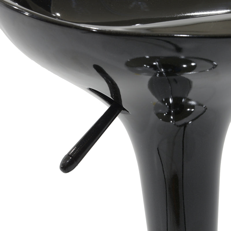 Σκαμπό μπαρ Felice pakoworld πτυσσόμενο μαύρο-βάση χρωμίου 40x43x84εκ - Hippiehome.gr