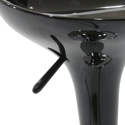 Σκαμπό μπαρ Felice pakoworld πτυσσόμενο μαύρο-βάση χρωμίου 40x43x84εκ - Hippiehome.gr