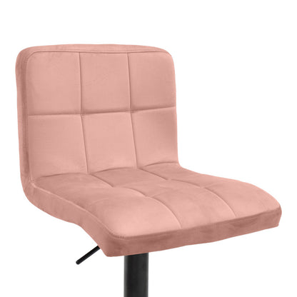 Σκαμπό μπαρ Remina pakoworld πτυσσόμενο σάπιο μήλο βελούδο-βάση μαύρο μέταλλο 44x44x112εκ - Hippiehome.gr