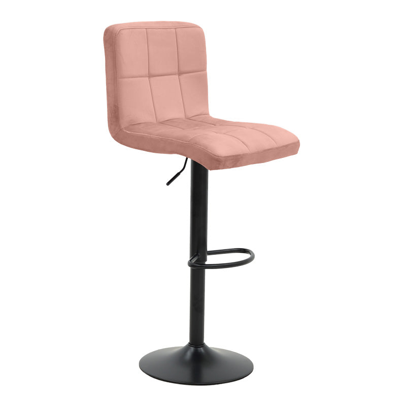 Σκαμπό μπαρ Remina pakoworld πτυσσόμενο σάπιο μήλο βελούδο-βάση μαύρο μέταλλο 44x44x112εκ - Hippiehome.gr