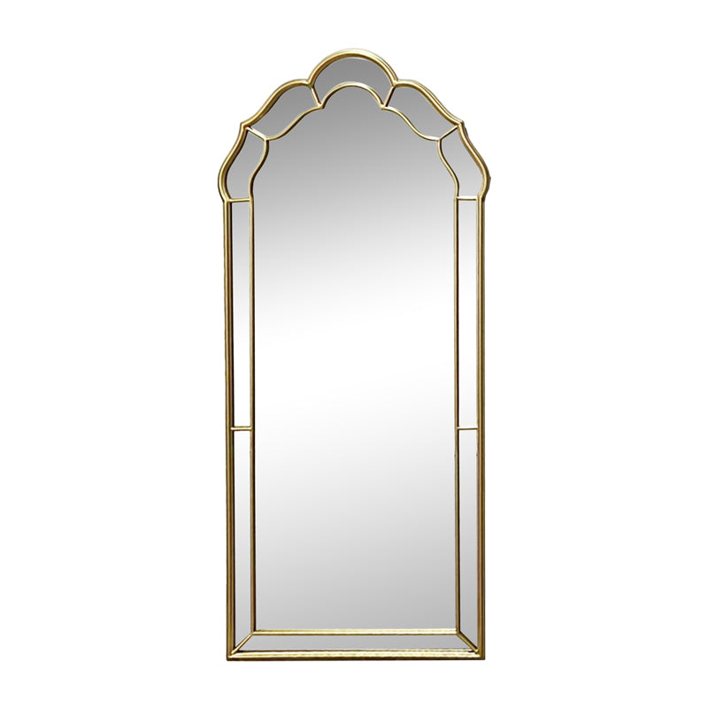 Klorens Inart mirror gold metal 60x3x138cm