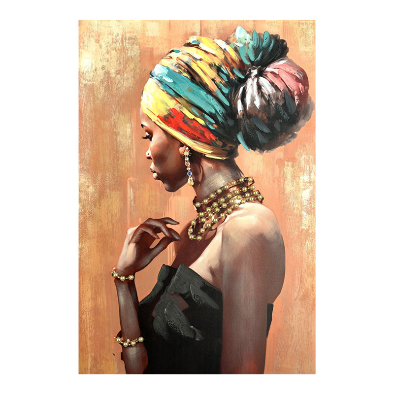 Πίνακας σε καμβά African 3D Inart 80x3x120εκ - Hippiehome.gr