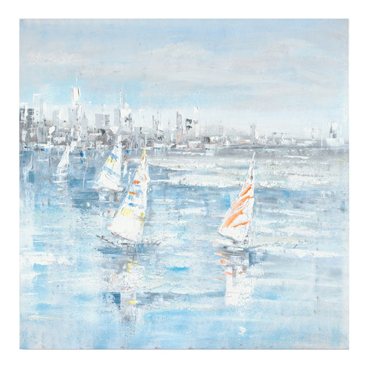 Watery Inart canvas painting 100x3x100cm