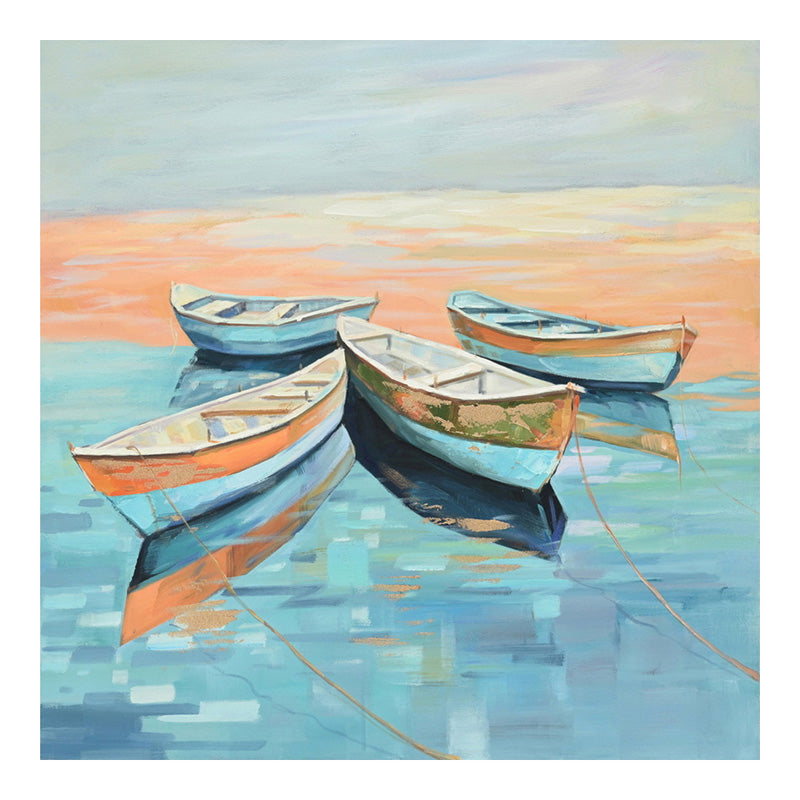 Πίνακας σε καμβά Boatty Inart 100x3x100εκ - Hippiehome.gr