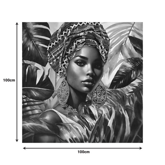 Πίνακας σε καμβά Gangalo Ι 3D Inart 100x3x100εκ - Hippiehome.gr