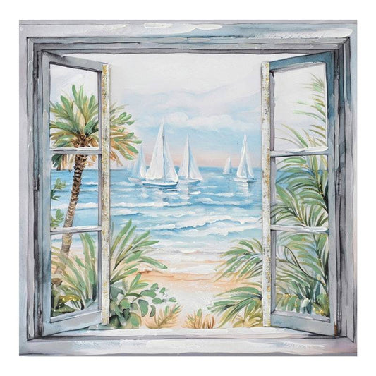 Πίνακας σε καμβά Deive 3D Inart 80x3x80εκ - Hippiehome.gr