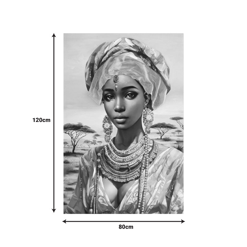 Πίνακας σε καμβά Zerbera I 3D Inart 80x3x120εκ - Hippiehome.gr