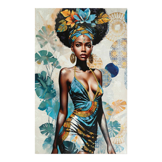 Πίνακας σε καμβά Georgina 3D Inart 80x3x120εκ - Hippiehome.gr