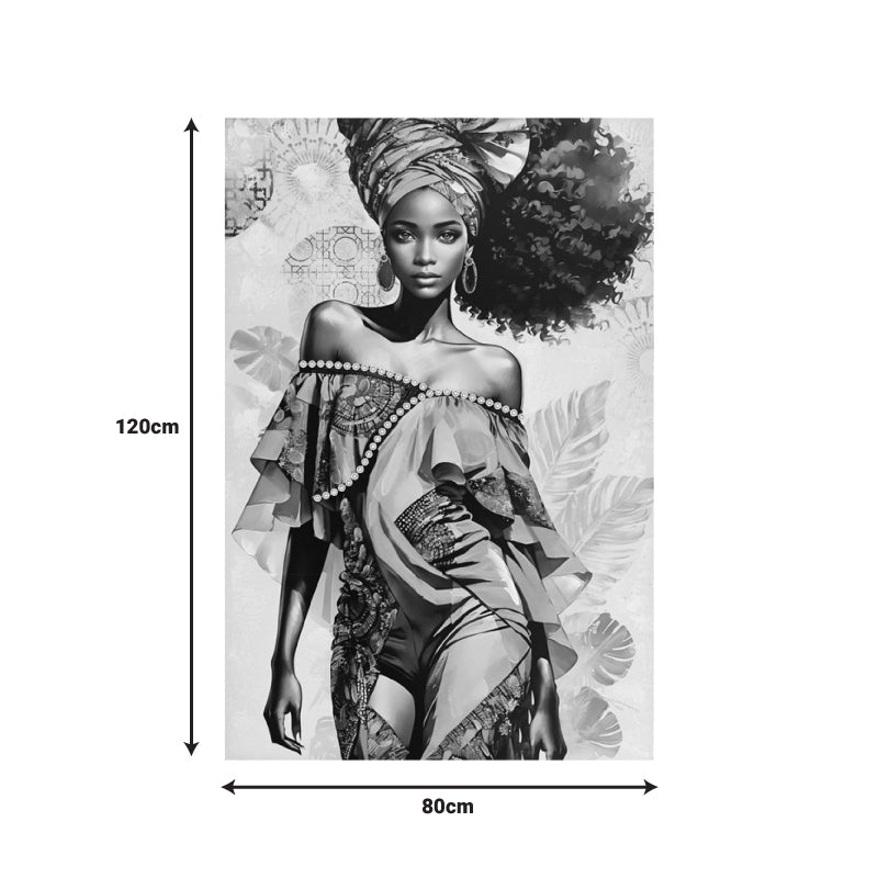 Πίνακας σε καμβά Georgina I 3D Inart 80x3x120εκ - Hippiehome.gr