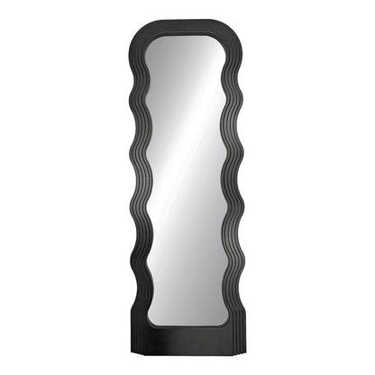 Καθρέπτης Spejo pakoworld μαύρο PP 50x2.8x147.5εκ - Hippiehome.gr